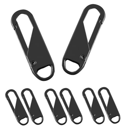 Deoward Reißverschluss Zipper, 6 Stück Metall Ersatz Reisverschluss Reparatur Anhänger für Koffer, Gepäck, Rucksäcke, Jacken, Geldbörsen, Handtaschen, Jeans Deoward Reißverschluss Zipper, 6 Stück Metall Ersatz Reisverschluss Reparatur Anhänger für Koffer, Gepäck, Rucksäcke, Jacken, Geldbörsen, Handtaschen, Jeans von Deoward