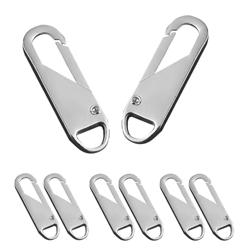 Deoward Reißverschluss Zipper, 6 Stück Metall Ersatz Reisverschluss Reparatur Anhänger für Koffer, Gepäck, Rucksäcke, Jacken, Geldbörsen, Handtaschen, Jeans Deoward Reißverschluss Zipper, 6 Stück Metall Ersatz Reisverschluss Reparatur Anhänger für Koffer, Gepäck, Rucksäcke, Jacken, Geldbörsen, Handtaschen, Jeans von Deoward