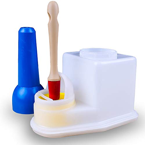 Leimspender Leimflasche, Leim-Boy Sparbehälter 0,4 L inkl. Pinsel für Holzleim, Klebstoffe und Farben, Vorratsbehälter Made in Europa aus schlagfestem hochwertigem Kunststoff Leimspender Leimflasche, Leim-Boy Sparbehälter 0,4 L inkl. Pinsel für Holzleim, Klebstoffe und Farben, Vorratsbehälter Made in Europa aus schlagfestem hochwertigem Kunststoff von Depato