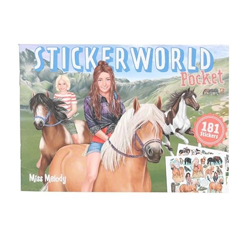 1 Stück Miss Melody Pocket Stickerworld 17x12x0,5cm von Depesche