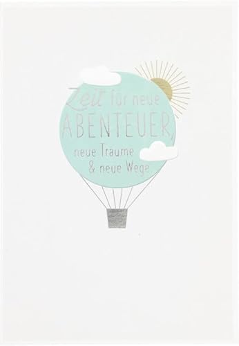 Besonders schoen Klappkarte - Zeit fuer neue ABENTEUER, neue Traeume... Besonders schoen Klappkarte - Zeit fuer neue ABENTEUER, neue Traeume... von Depesche