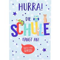 DEPESCHE Glückwunschkarte Einschulung 0011826-004 DIN B6, 1 St. von Depesche