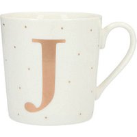 DEPESCHE Kaffeebecher Buchstabe J weiß/gold 0,3 l DEPESCHE Kaffeebecher Buchstabe J weiß/gold 0,3 l von Depesche