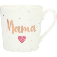DEPESCHE Kaffeebecher mit Aufschrift: Mama weiß/gold 0,3 l von Depesche