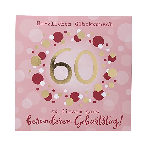 Depesche 0011694-009 Pop-up Glückwunschkarte zum 60. Geburtstag Klappkarte mit Musik, Lichtelementen und einem originellen Spruch, Geburtstagskarte inkl. Umschlag, Format 15,5 x 15,5 cm Depesche 0011694-009 Pop-up Glückwunschkarte zum 60. Geburtstag Klappkarte mit Musik, Lichtelementen und einem originellen Spruch, Geburtstagskarte inkl. Umschlag, Format 15,5 x 15,5 cm von Depesche