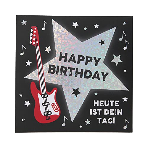 Depesche 0011694-017 Pop-up Glückwunschkarte zum Geburtstag Klappkarte mit Musik, Lichtelementen und einem originellen Spruch, Geburtstagskarte inkl. Umschlag, Format 15,5 x 15,5 cm von Depesche