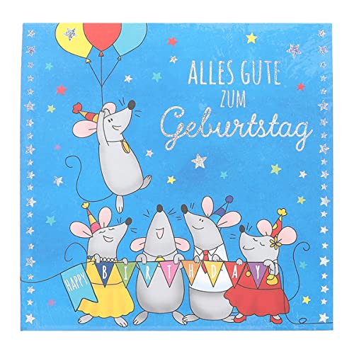 Depesche 0011694-053 Pop-up Glückwunschkarte zum Geburtstag, Klappkarte mit Musik, Lichtelementen und einem originellen Spruch, Geburtstagskarte inkl. Umschlag, Format 15,5 x 15,5 cm von Depesche