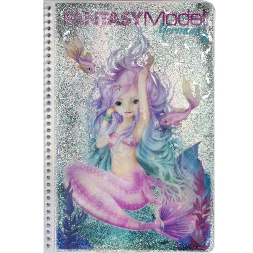 Depesche 10472 TOPModel Fantasy - Malbuch Mermaid, Ausmal-Buch im Meerjungfrauen-Design, 80 Seiten, inkl. Sticker, ca. 17 x 23,5 x 1,5 cm Depesche 10472 TOPModel Fantasy - Malbuch Mermaid, Ausmal-Buch im Meerjungfrauen-Design, 80 Seiten, inkl. Sticker, ca. 17 x 23,5 x 1,5 cm von Depesche