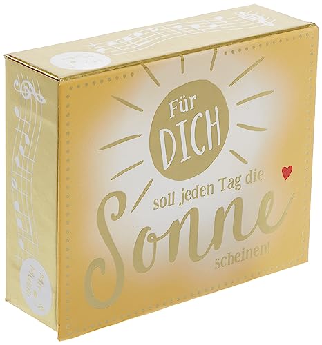 Depesche 10871-019 Wunscherfüller Soundbox zum Verschenken von Geld und Gutscheinen, mit Melodie und Geldbrief, ca. 11,2 x 9,5 x 3,5 cm von Depesche