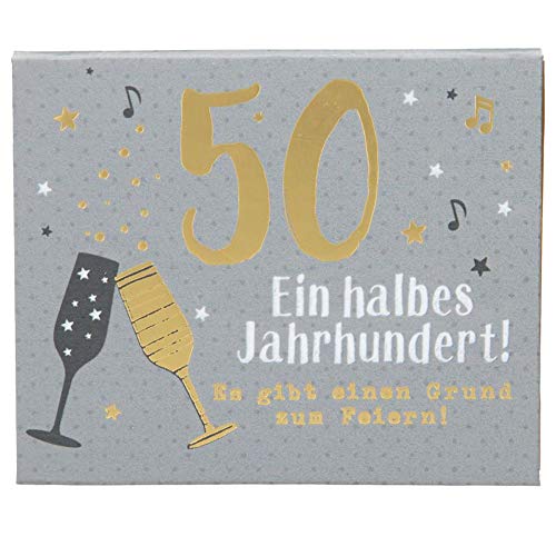 Depesche 11145-004 Wunscherfüller Soundbox zum 50. Geburtstag, mit Melodie und Geldbrief, ca. 11,2 x 9,5 x 3,5 cm Depesche 11145-004 Wunscherfüller Soundbox zum 50. Geburtstag, mit Melodie und Geldbrief, ca. 11,2 x 9,5 x 3,5 cm von Depesche