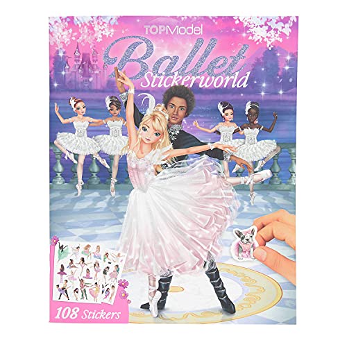 Depesche 11581 TOPModel - Stickerworld Ballet, Stickerheft für Mädchen mit 20 Ballett-Motiven und 108 Stickern zum Aufkleben und Verzieren, ca. 26 x 21 x 0,5 cm Depesche 11581 TOPModel - Stickerworld Ballet, Stickerheft für Mädchen mit 20 Ballett-Motiven und 108 Stickern zum Aufkleben und Verzieren, ca. 26 x 21 x 0,5 cm von Depesche