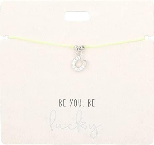 Depesche 11837-008 11837-008-Armband in Gelb You. Be Lucky mit silbernem Charm und Deko-Perle, variabel in der Länge tragbar, ideal als Geschenkidee, one Size Depesche 11837-008 11837-008-Armband in Gelb You. Be Lucky mit silbernem Charm und Deko-Perle, variabel in der Länge tragbar, ideal als Geschenkidee, one Size von Depesche