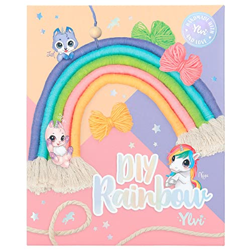 Depesche 12134 Ylvi - DIY Makramee Set zur Herstellung eines Deko-Regenbogens, inkl. Garn, Nadel, Holzperle und Anleitung Depesche 12134 Ylvi - DIY Makramee Set zur Herstellung eines Deko-Regenbogens, inkl. Garn, Nadel, Holzperle und Anleitung von Depesche