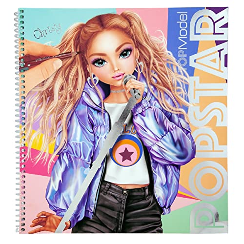 Depesche 12228 TOPModel Popstar - Malbuch mit 60 Seiten zum Gestalten von Model-Motiven und Outfits, Malheft mit Stickerbogen Schablonen uvm. Depesche 12228 TOPModel Popstar - Malbuch mit 60 Seiten zum Gestalten von Model-Motiven und Outfits, Malheft mit Stickerbogen Schablonen uvm. von Depesche