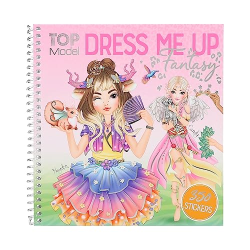 Depesche 12605 TOPModel Dress Me Up Fantasy - Stickerbuch mit 24 Seiten zum Gestalten von Pferde-Motiven, inkl. 11 Stickerbogen Depesche 12605 TOPModel Dress Me Up Fantasy - Stickerbuch mit 24 Seiten zum Gestalten von Pferde-Motiven, inkl. 11 Stickerbogen von Depesche