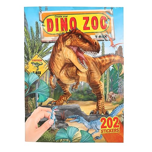 Depesche 12752 Sticker-Album "Create your Dino Zoo", Sticker-Heft mit coolen Dinosaurier Motiven und 191 Aufklebern, ca. 22 x 30 x 0,5 cm, Small Depesche 12752 Sticker-Album "Create your Dino Zoo", Sticker-Heft mit coolen Dinosaurier Motiven und 191 Aufklebern, ca. 22 x 30 x 0,5 cm, Small von Depesche