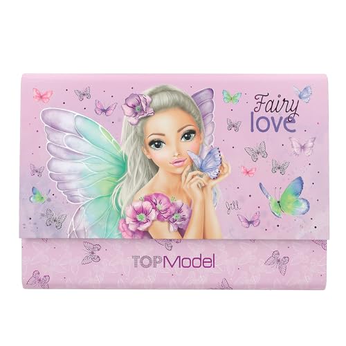 Depesche 12974 TOPModel Fairy Love - Briefpapier Set in lila Fächermappe, mit Model Motiv und Schmetterlingen, inkl. 24 Briefblättern in 3 Designs und 18 Umschlägen, Mehrfarbig Depesche 12974 TOPModel Fairy Love - Briefpapier Set in lila Fächermappe, mit Model Motiv und Schmetterlingen, inkl. 24 Briefblättern in 3 Designs und 18 Umschlägen, Mehrfarbig von Depesche
