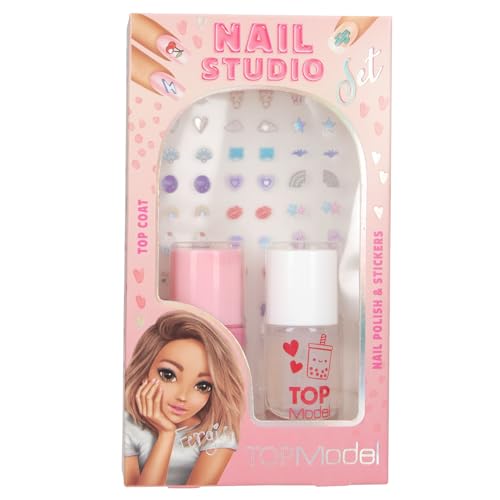 Depesche 13496 TOPModel - Nageldesign-Set Beauty and Me, Nagel Set mit rosa Nagellack, transparentem Überlack und verschiedenen Nagelstickern Depesche 13496 TOPModel - Nageldesign-Set Beauty and Me, Nagel Set mit rosa Nagellack, transparentem Überlack und verschiedenen Nagelstickern von Depesche