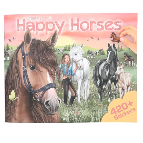Depesche 13586 Create Your Happy Horses - Stickerbuch mit 24 Hintergrundseiten zum Gestalten eigener Pferde Welten, inkl. 6 Stickerbogen Depesche 13586 Create Your Happy Horses - Stickerbuch mit 24 Hintergrundseiten zum Gestalten eigener Pferde Welten, inkl. 6 Stickerbogen von Depesche