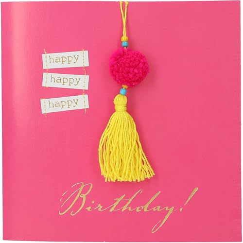 Depesche 13593.17 Klappkarte Paper Love Glückwunsch-Karte zum Geburtstag, mit passendem Spruch und bunten Designs, ohne Innentext, Klappkarte inkl. Umschlag von Depesche