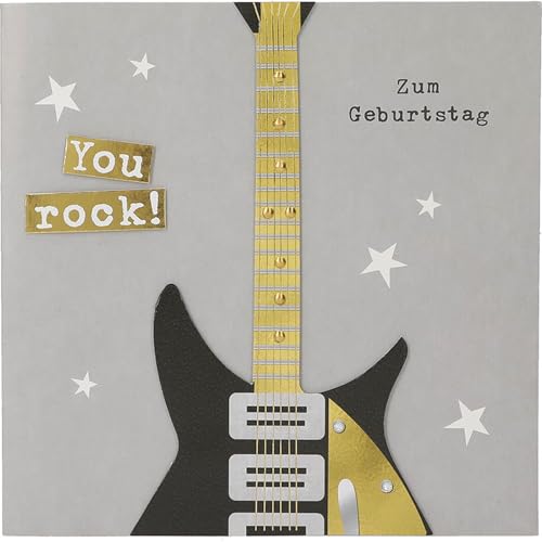 Depesche 13593.41 Klappkarte Paper Love Glückwunsch-Karte zum Geburtstag, mit passendem Spruch und bunten Designs, ohne Innentext, Klappkarte inkl. Umschlag von Depesche
