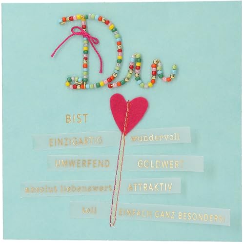 Depesche 13593.43 Klappkarte Paper Love Glückwunsch-Karte zum Geburtstag, mit passendem Spruch und bunten Designs, ohne Innentext, Klappkarte inkl. Umschlag Depesche 13593.43 Klappkarte Paper Love Glückwunsch-Karte zum Geburtstag, mit passendem Spruch und bunten Designs, ohne Innentext, Klappkarte inkl. Umschlag von Depesche
