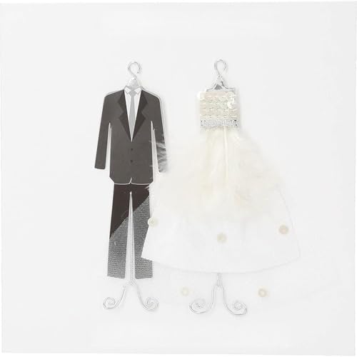 Depesche 13593.49 Klappkarte Paper Love Glückwunsch-Karte zur Hochzeit, mit passendem Spruch und bunten Designs, ohne Innentext, Klappkarte inkl. Umschlag von Depesche
