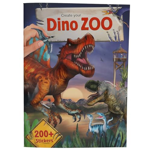Depesche 13606 Create your Dino Zoo - Stickerbuch mit 24 vorgedruckten Seiten zum Gestalten von Dino Motiven, inkl. über 200 Sticker Depesche 13606 Create your Dino Zoo - Stickerbuch mit 24 vorgedruckten Seiten zum Gestalten von Dino Motiven, inkl. über 200 Sticker von Depesche