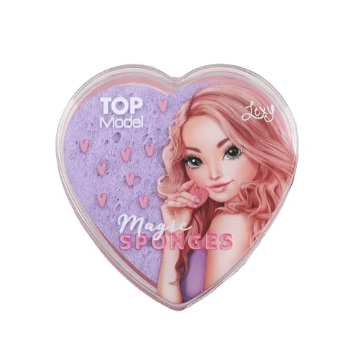 Depesche 13629 TOPModel - Herzschwämmchen Beauty and Me, magische Schwämme in Rosa und Lila, Herz Box mit 12 Schwämmen für die Gesichtsreinigung Depesche 13629 TOPModel - Herzschwämmchen Beauty and Me, magische Schwämme in Rosa und Lila, Herz Box mit 12 Schwämmen für die Gesichtsreinigung von Depesche