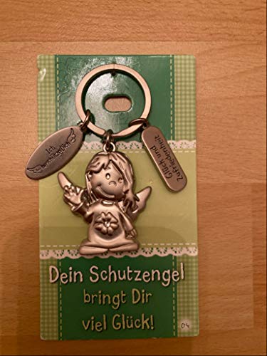 Depesche 7518-004 Schutzengel Schlüssel-Anhänger aus Metall, Glücksbringer mit Engel, Schlüsselring und liebevoller Botschaft, zum Verschenken an Familienmitglieder, Freunde und Bekannte Depesche 7518-004 Schutzengel Schlüssel-Anhänger aus Metall, Glücksbringer mit Engel, Schlüsselring und liebevoller Botschaft, zum Verschenken an Familienmitglieder, Freunde und Bekannte von Depesche