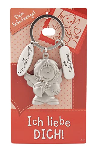 Depesche 7518-010 Schutzengel Schlüssel-Anhänger aus Metall, Glücksbringer mit Engel, Schlüsselring und liebevoller Botschaft, zum Verschenken an Familienmitglieder, Freunde und Bekannte Depesche 7518-010 Schutzengel Schlüssel-Anhänger aus Metall, Glücksbringer mit Engel, Schlüsselring und liebevoller Botschaft, zum Verschenken an Familienmitglieder, Freunde und Bekannte von Depesche