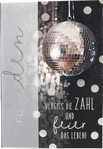 Emotions Klappkarte 1 Stück Geburtstagskarte 14/Zum runden Geburtstag Vergiss die Zahl Emotions Klappkarte 1 Stück Geburtstagskarte 14/Zum runden Geburtstag Vergiss die Zahl von Depesche