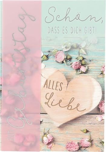 Emotions Klappkarte 1 Stück Geburtstagskarte 35/Zum Geburtstag Schön, dass es dich gibt! Emotions Klappkarte 1 Stück Geburtstagskarte 35/Zum Geburtstag Schön, dass es dich gibt! von Depesche