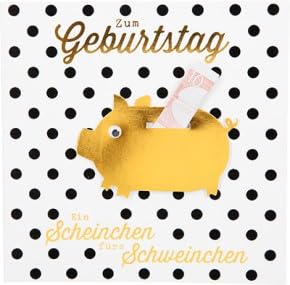 Glamour Glitzer Grußkarte Klappkarte mit Umschlag Zum Geburtstag ein Scheinchen fürs...,quadratisch 018 Glamour Glitzer Grußkarte Klappkarte mit Umschlag Zum Geburtstag ein Scheinchen fürs...,quadratisch 018 von Depesche