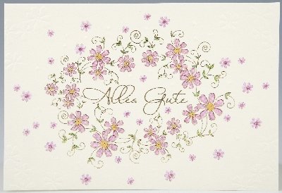 Vivo Arte Klappkarte Geburtstag 18,5x12,5 cm Alles Gute Vivo Arte Klappkarte Geburtstag 18,5x12,5 cm Alles Gute von Depesche