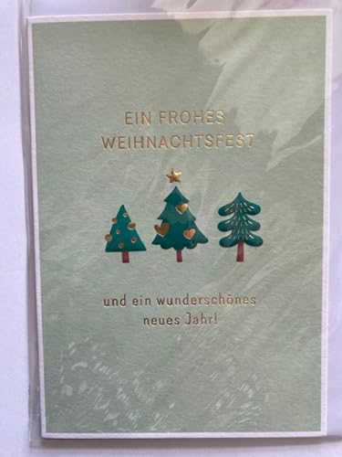 Weihnachtskarte Klappkarte- Liebe Weihnachtsgrüsse Nr.22 von Depesche
