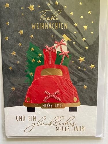 Depesche Weihnachtskarte Klappkarte- Liebe Weihnachtsgrüsse Nr.24, mehrfarbig von Depesche