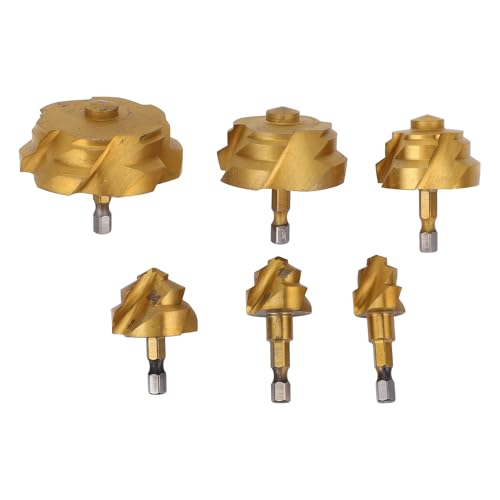Depisuta 6 PCs Expansion Reparaturbohrmaschine Bit für PPR Wasserrohrrohr, 1/4 Zoll Hex PPR Hebel -Stadelbohrer Bit Reamer -Bohrer für Wasserrohrrohr -Reparatur -Bohranschlusswerkzeug Depisuta 6 PCs Expansion Reparaturbohrmaschine Bit für PPR Wasserrohrrohr, 1/4 Zoll Hex PPR Hebel -Stadelbohrer Bit Reamer -Bohrer für Wasserrohrrohr -Reparatur -Bohranschlusswerkzeug von Depisuta