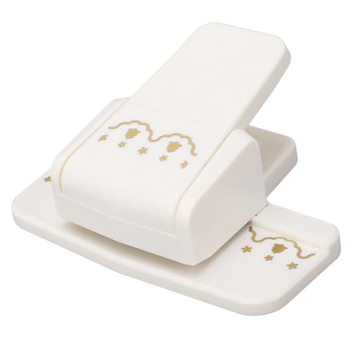 Depisuta Border Edge Craft Punch, Papier Punch Fancy Border Edge Blockblume Präge Punsch Handgefertigtes DIY -Geschenkkarten Puncher für Papierhandwerk Scrapbooking Hochzeitskarten (Typ 4) von Depisuta