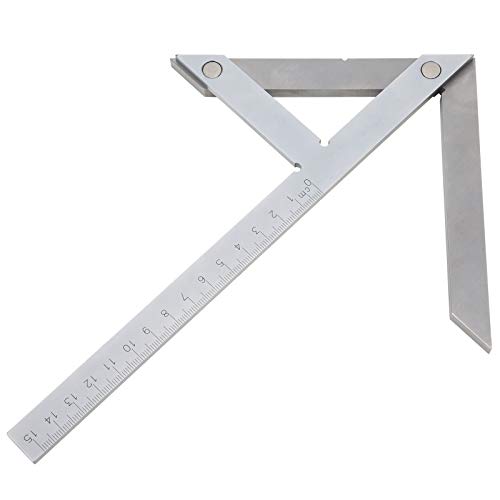 Depisuta Center Finder Line, Hochgenauer Winkelmesser aus Edelstahl, Mittelwinkelanzeige Winkelmesser 45/90 Grad Winkellineal Markierungsmesswerkaug Depisuta Center Finder Line, Hochgenauer Winkelmesser aus Edelstahl, Mittelwinkelanzeige Winkelmesser 45/90 Grad Winkellineal Markierungsmesswerkaug von Depisuta