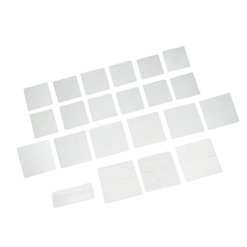 Depisuta Quilt -Vorlagen -Set, 22pcs Hohle Transparente, Frostierte PP Schablonen mit Wiederverwendbaren Nähen Schneidmuster für Stickprojekte von Depisuta