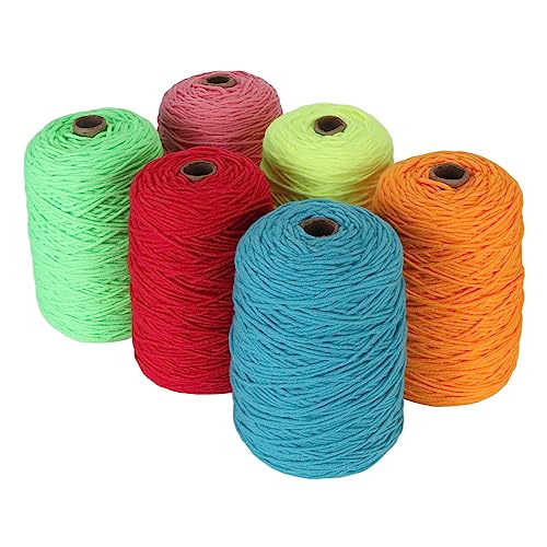 Tufting Garnteppichgarn Teppich Make Garn 6 Rollen 437 Yards Fluoreszierende Farben Weiches Schrumpfmaterial für -Projekte mit Baumwollpolyestermischung für den Heimgebrauch Tufting Garnteppichgarn Teppich Make Garn 6 Rollen 437 Yards Fluoreszierende Farben Weiches Schrumpfmaterial für -Projekte mit Baumwollpolyestermischung für den Heimgebrauch von Depisuta
