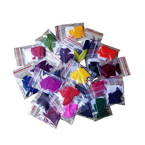 Kerzen Dye Set - 24 Farben Kerzenfarbstoffe | Kerzenherstellung DIY, Natürliche Soja-kerzenwachs Zum Färben Von Kerzen, Kerzenwachs Farbe Set, Wachsfarbe Für Kerzen Zum Einfärben (Random Color) von Dequate