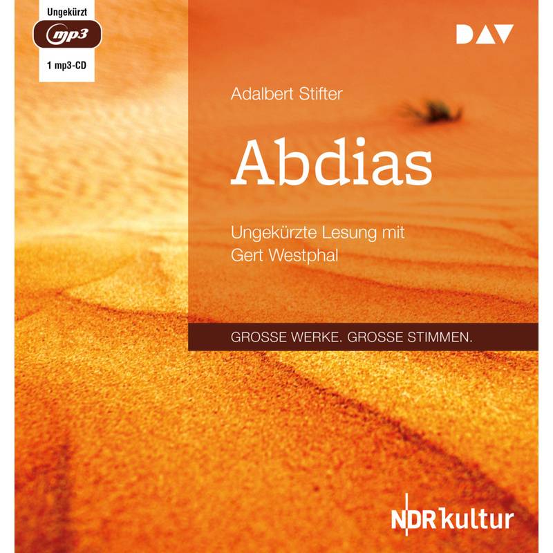 Abdias,1 Audio-Cd, 1 Mp3 - Adalbert Stifter (Hörbuch) von Der Audio Verlag, DAV