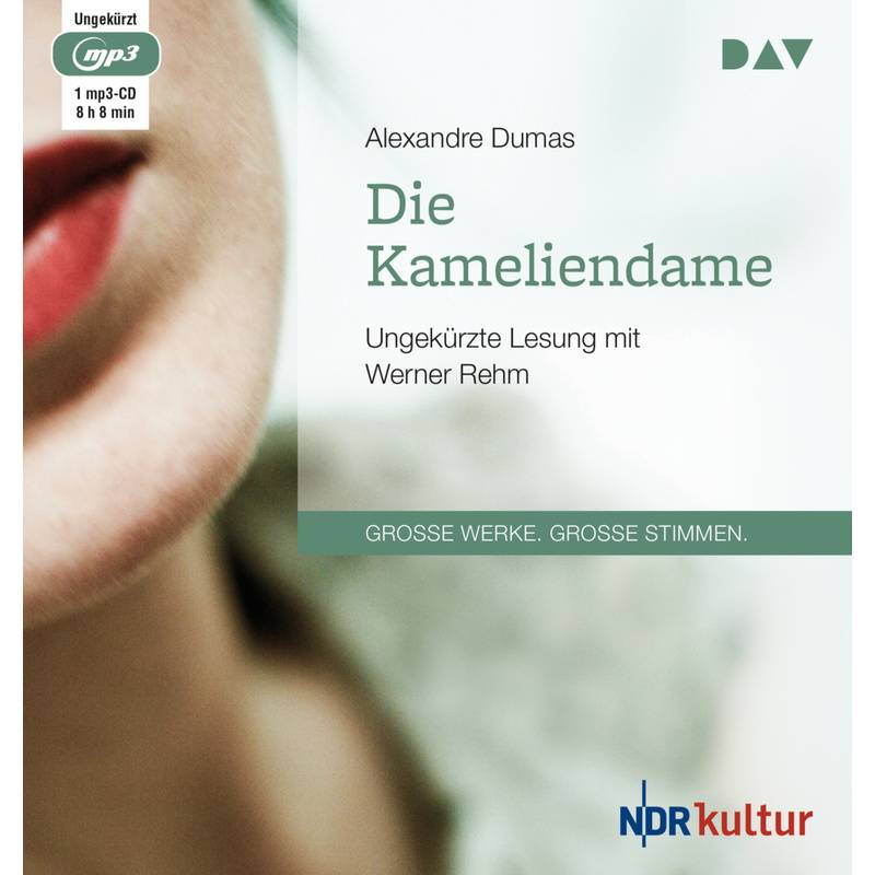 Die Kameliendame,1 Audio-Cd, 1 Mp3 - Alexandre, der Jüngere Dumas (Hörbuch) von Der Audio Verlag, DAV
