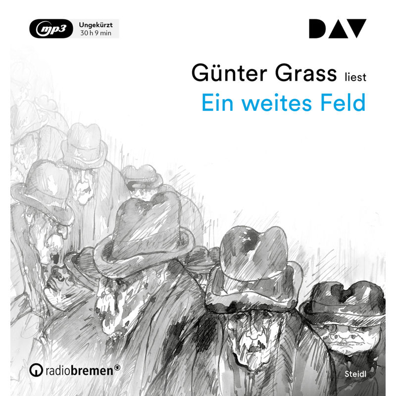 Günter Grass - Die Autorenlesungen - Ein Weites Feld,3 Audio-Cd, 3 Mp3 - Günter Grass (Hörbuch) von Der Audio Verlag, DAV