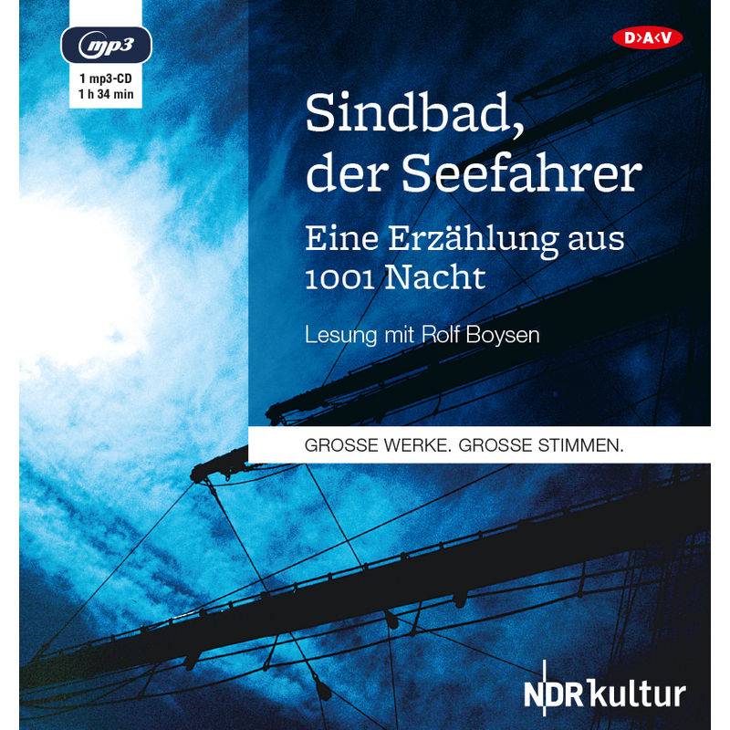 Sindbad, Der Seefahrer. Eine Erzählung Aus 1001 Nacht,1 Audio-Cd, 1 Mp3 - Div. (Hörbuch) von Der Audio Verlag, DAV