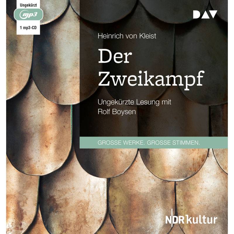Der Zweikampf,1 Audio-Cd, 1 Mp3 - Heinrich von Kleist (Hörbuch) von Der Audio Verlag, DAV