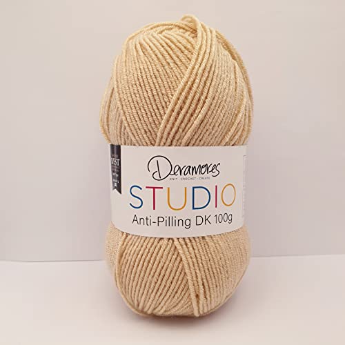Deramores Studio DK Anti-Pilling-Garn, 100 g, Latte Deramores Studio DK Anti-Pilling-Garn, 100 g, Latte von Deramores