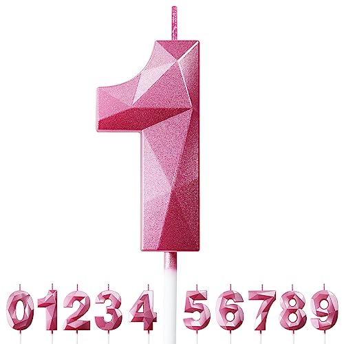 Geburtstagskerzen Zahlen Kerze 1 Tortendeko 1. Geburtstag Mädchen Kerzen Geburtstag Rosa 0-9 Zahlen Geburtstagskerzen für Torte Geburtstagskerzen Zahlen Kerze 1 Tortendeko 1. Geburtstag Mädchen Kerzen Geburtstag Rosa 0-9 Zahlen Geburtstagskerzen für Torte von Deratta